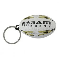 Ram Rugby Rugby Ball Key Ring - Rubber