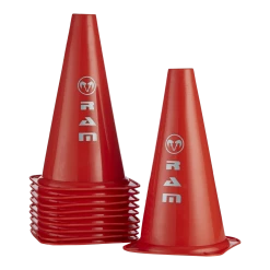 Ram Rugby Equipment Traffic Cones - Set Of 10