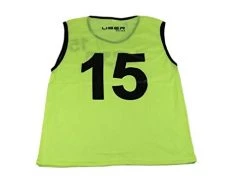 Ram Rugby Sport 4 Kids - Club Shop Uber Soccer Numbered Training Bibs - Mesh Polyester - Set Of 15
