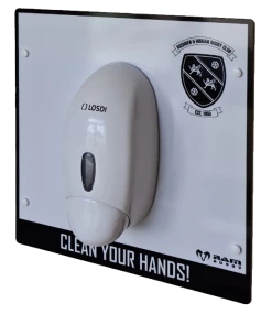 Ram Rugby Home Training Wall Mounted Hand Sanitiser