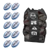 Gilbert Atom Match Ball Bundle - 15 X Balls And Bag