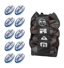 Gilbert Atom Match Ball Bundle - 15 X Balls And Bag