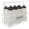 Ram Rugby Equipment 8 Water Bottles & Metal Carrier Set