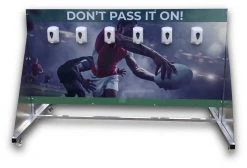 Ram Rugby Large Portable Free Standing Sanitiser Station Home Training