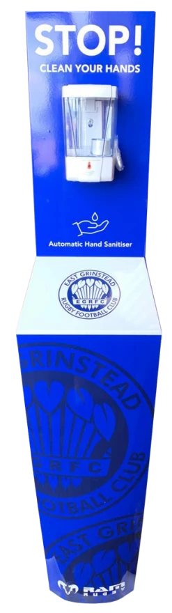 Ram Rugby Home Training Clenzi Hand Sanitiser Station