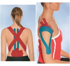 Ram Rugby Leukotape K Kinesiology Tape - Red 7.5cm X 5m