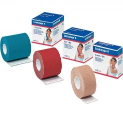 Ram Rugby Leukotape K Kinesiology Tape - Blue 7.5cm X 5m