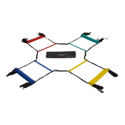 Ram Rugby Fitness Training Equipment Agility Ladder - Tubular Rungs - Quad