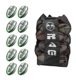 Gilbert Barbarian 2.0 Match Ball Bundle - 10 X Balls And Bag