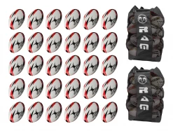 Gilbert G-TR3000 Trainer Ball Bundle - 30 X Balls And 2 Bags