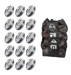 Ram Rugby Gripper 2.0 Pro Trainer Ball Bundle - 30 X Balls And 2 Bags 21 Ram Rugby Gripper 2.0 Pro Trainer Ball Bundle - 30 X Balls And 2 Bags