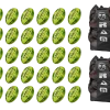 Ram Rugby Gripper 2.0 Pro Trainer Fluoro Ball Bundle - 30 X Balls And 2 Bags