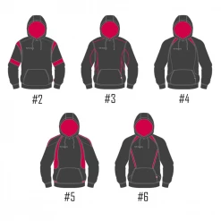 Ram Rubgy Custom Hoodies Hooded Sweat Shirt - Custom