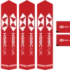 HSBC Branded Ram Rugby Post Protectors (12"), Rigid Corner Flags And Corner Pole Set - Special Offer
