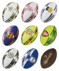 Custom Printed Ram Rugby Balls - Match Or Training