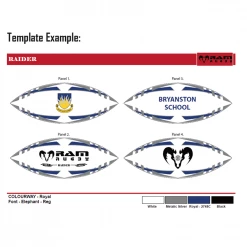 Ram Rugby Custom Ball Bundle Balls