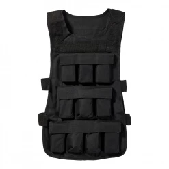 Ram Rugby 15kg Weighted Vest - Black