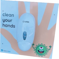 Ram Rugby Home Training Wall Mounted Hand Sanitiser