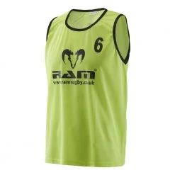 Ram Rugby Numbered Training Bibs - Mesh Polyester - Set Of 15 Equipment